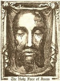 Image of Christ based on the image on Veronica's Veil